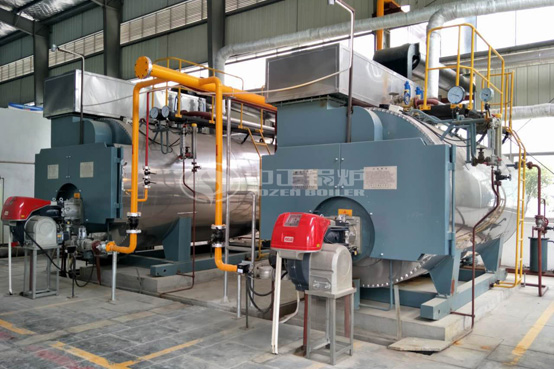 6噸、4噸WNS冷凝式燃氣蒸汽鍋爐項目