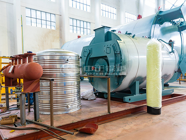 即將完成安裝調試的中正輕柴油撬裝蒸汽鍋爐